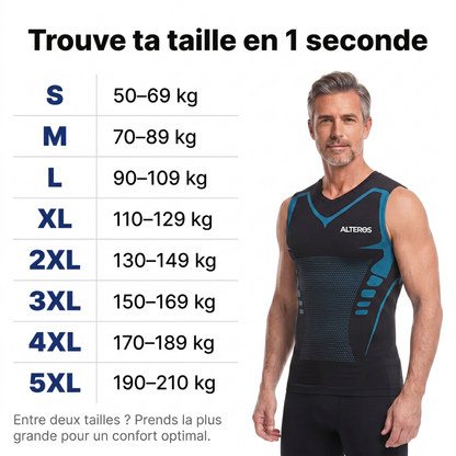 Alteros™ — Débardeur Gainant Compression 3D Homme